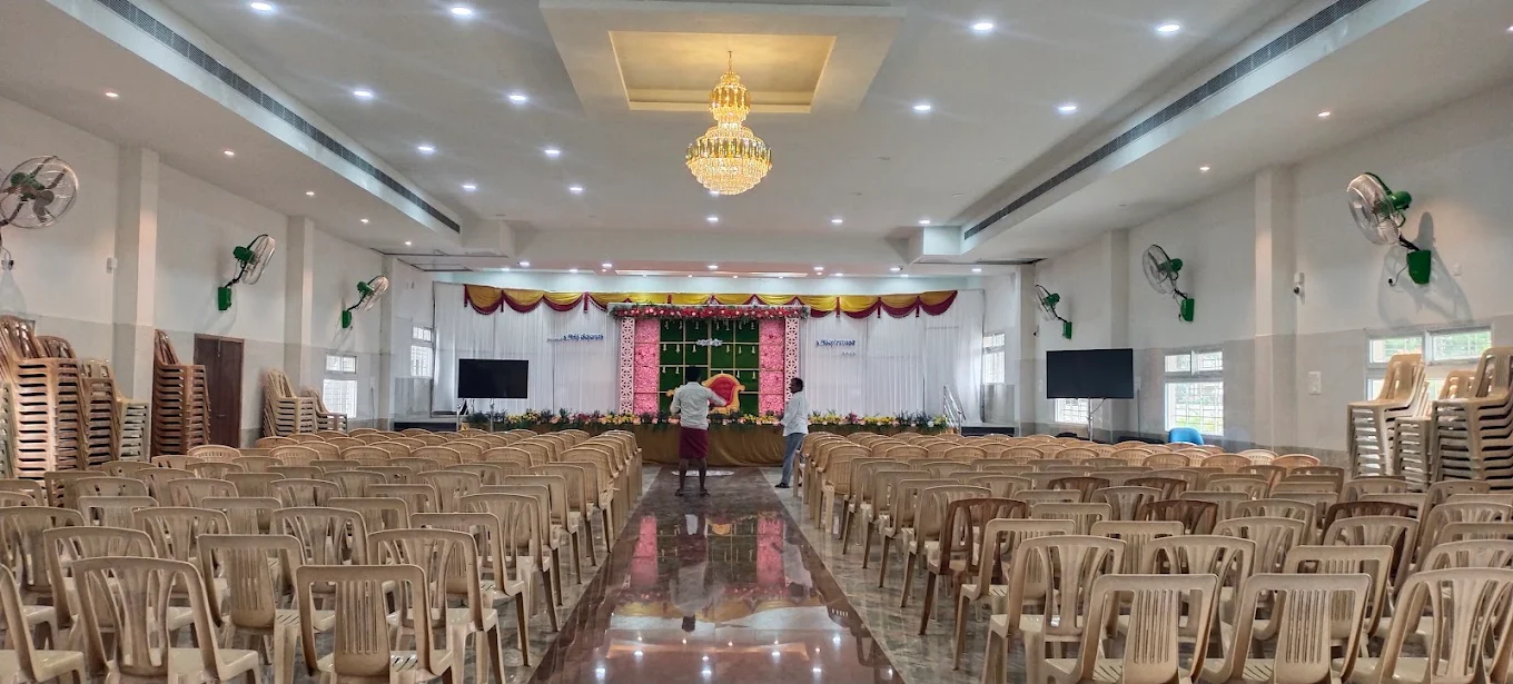 wedding reception setup